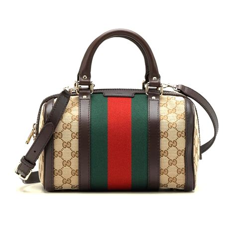 269876 gucci|269876 GG Canvas Web Small Boston .